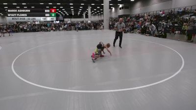 53 lbs Cons. Sub-quarters - Marek Ashburn, Minnesota vs Wyatt Flores, Moen Wrestling Academy