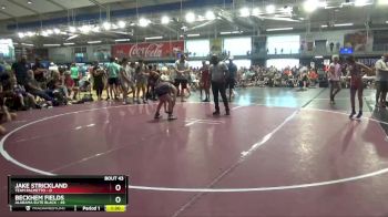 90 lbs Round 9 (10 Team) - Beckhem Fields, Alabama Elite Black vs Jake Strickland, Team Palmetto