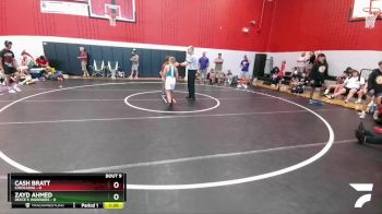 90 lbs Round 3 (6 Team) - Cash Bratt, Chickasha vs Zayd Ahmed, Reece`s Warriors
