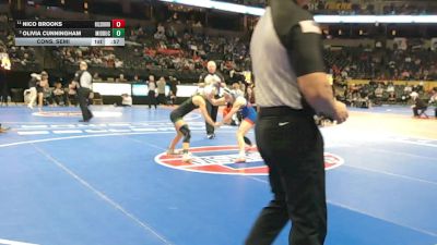 105 Class 1 lbs Cons. Semi - Olivia Cunningham, Mid-Buchanan vs Nico Brooks, Hillsboro