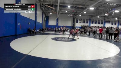 132 lbs Consi Of 8 #2 - Manuel Garcia, Dedham vs Michael Leskoski, Taunton