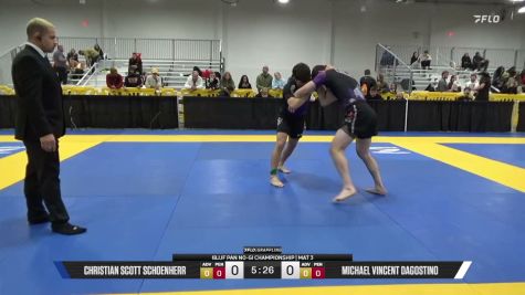 Michael Vincent Dagostino vs Christian Scott Schoenherr 2026 Pan IBJJF Jiu-Jitsu No-Gi Championship