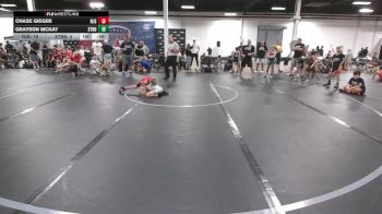 52 lbs Round 5 (6 Team) - Chase Gieger, NJ Squeeze vs Grayson McKay, Xtreme Team Black