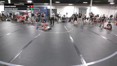 52 lbs Round 5 (6 Team) - Chase Gieger, NJ Squeeze vs Grayson McKay, Xtreme Team Black