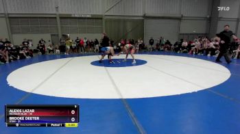 125 lbs Quarters & 1st Wb (16 Team) - Alexis Lazar, Michigan Blue vs Brooke Deeter, Utah