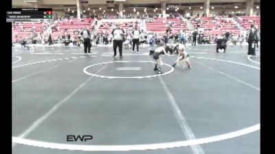 43 lbs Quarterfinal - Knox McMurtry, Midwest Destroyers vs Levi Perez, Derby WC