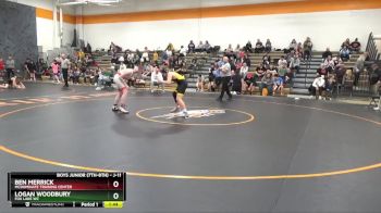 J-11 lbs Quarterfinal - Logan Woodbury, Fox Lake WC vs Ben Merrick, Mcdominate Training Center