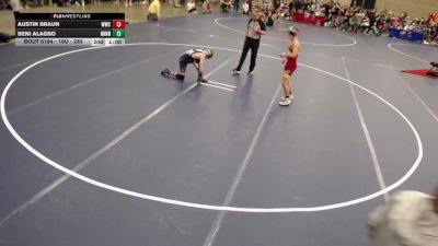 16U - 113 lbs Cons. Round 2 - Gideon Muller, PI Panthers Wrestling Club vs Paul Solberg, Rogers Area Youth Wrestling Club