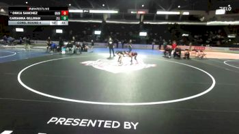 Girls 100 lbs Cons. Round 4 - Onica Sanchez, Granger (Girls) vs Carianna Gillihan, Zillah (Girls)