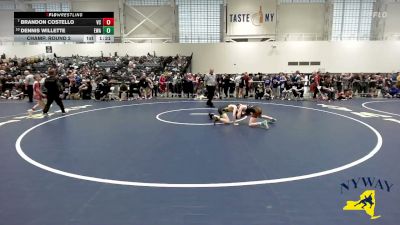 81 lbs Champ. Round 2 - Brandon Costello, VHW Club vs Dennis Willette, Empire Wrestling Academy