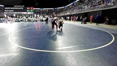 132 lbs Consy 1 - Joseph Mastrofilippo, Bethlehem Area vs Nick Smith, Chartiers-Houston