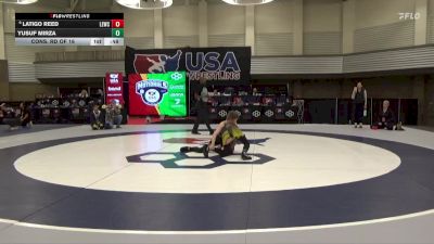 86 lbs Cons. Rd Of 16 - Latigo Reed, Legacy Elite Wrestling Club vs Yusuf Mirza