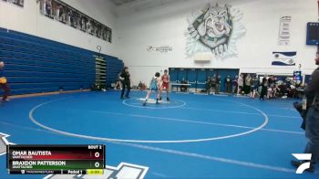 138 lbs Champ. Round 1 - Omar Bautista, Unattached vs Braxdon Patterson, Unattached