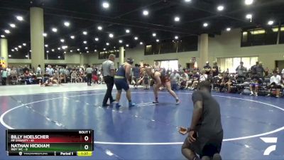 285 lbs Round 1 (6 Team) - Billy Hoelscher, MF Dynasty vs Nathan Hickham, Indy WC