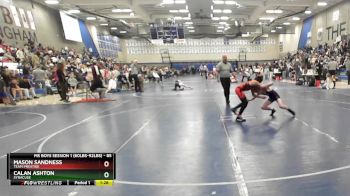 85 lbs Champ. Round 1 - Calan Ashton, Syracuse vs Mason Sandness, Team Prestige