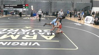 138 lbs Quarterfinal - Naima Rodriguez, Fauquier vs Laura Lielo, First Colonial