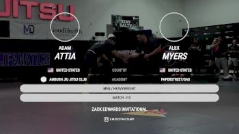 Adam Attia vs Alex Myers 2024 Zack Edwards Invitational