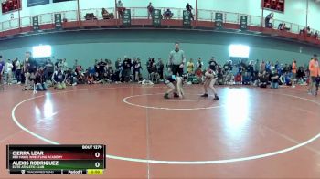 102 lbs Cons. Semi - Cierra Lear, Red Hawk Wrestling Academy vs Alexis Rodriquez, Elite Athletic Club