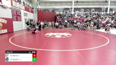 132 lbs 3rd Place - Gabe Burns, Athens Christian vs Patrick Smyth, The Lovett School