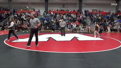 130 lbs Quarterfinal - Alannah Mahoney, Solon vs Skyler Hoyt, Iowa Valley, Marengo