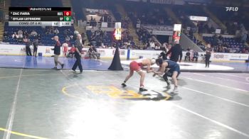 113 lbs Consi Of 8 #2 - Zac Faria, North Attleborough vs Dylan Letendre, Bristol-Plymouth
