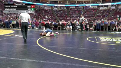124 lbs Quarterfinal - Chloe Zacherl, McDowell-G vs Neve O'Byrne, Garnet Valley-G