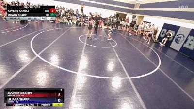 77 lbs Round 2 (6 Team) - Ayverie Krantz, Nevada Elite vs Liliana Sharp, Utah 1