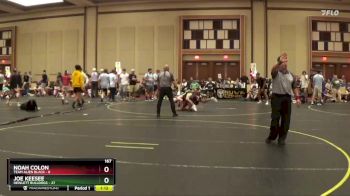 167 lbs Quarterfinals (8 Team) - Noah Colon, Team Alien Black vs Joe Keesee, Hewlett Bulldogs