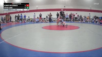 108 lbs Round 3 - Lucas Long, Cobra Wrestling Club vs Albert McCormick, Carolina Reapers
