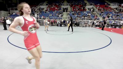 125 lbs Round Of 128 - Isabella Guillory, LA vs Hannah Blyveis, MI