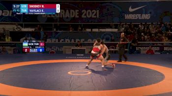 92 kg Final 3-5 - Rustam Shodiev, Uzb vs Erhan Yaylaci, Tur
