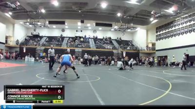 160 lbs Cons. Round 4 - Gabriel Daugherty-Flick, Dragon Wrestling Club vs Connor Koecke, Midwest Xtreme Wrestling