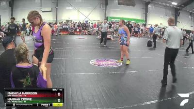 170/180 Round 1 - Hannah Crowe, Mat Monstars vs Makayla Harrison, RPA Wrestling