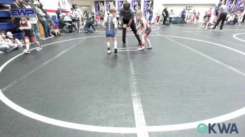 46 lbs Round Of 32 - Wyatt Noel, Cowboy Wrestling Club vs Johnny Elswick, Newcastle Youth Wrestling