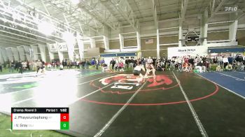 130 lbs Champ. Round 3 - Violet Gray, Central Grand Junction vs Junie Phaysiunlaphong, West Field