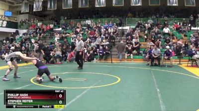 132 lbs Champ. Round 3 - Stephen Reiter, FREMONT ROSS vs Phillip Hash, RIVER VALLEY (Bidwell)