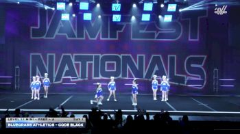 Bluegrass Athletics - Code Black [2026 L1.1 Mini - PREP - A DAY 1] 2026 JAMfest Cheer Super Nationals