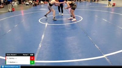 182-195 lbs Cons. Round 1 - Tysen Welton, Burwell Wrestling vs Chance Bailey, Holdrege