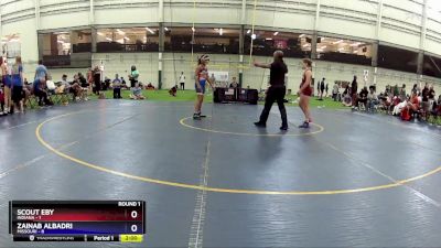 97 lbs Round 1 (8 Team) - Scout Eby, Indiana vs Zainab Albadri, Missouri