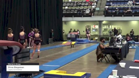 Olivia Stegeman - Women's Group, Legacy Gymnastics - 2021 Women's Xcel Region 4 Championships