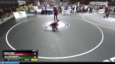 119 lbs Semifinal - Noah Vera, Beat The Streets - Los Angeles vs Ace Dougherty, Ripon Tribe Wrestling Club