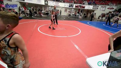 61 lbs Rr Rnd 1 - Archer Hardison, Verdigris vs Teagan Eichhorn, Vinita Kids Wrestling