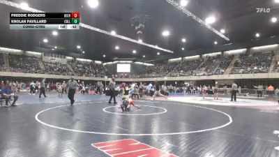 62 lbs Consi-qtrs - Freddie Rodgers, Bechtelsville vs Knolan Pavillard, Collegeville