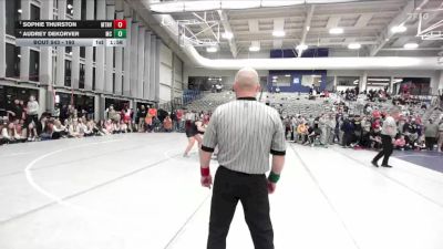 190 lbs 5th Place Match - Audrey DeKorver, Mountain Crest vs Sophie Thurston, Mountain View