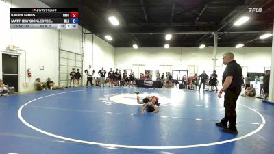 80 lbs Kaden Gibbs, Ohio Scarlet vs Matthew Sicklesteel, Michigan Red