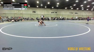 52 lbs Rr Rnd 3 - Jax Cisneroz, Powerhouse Elite 9u vs John Carpenter, Best Trained 9U