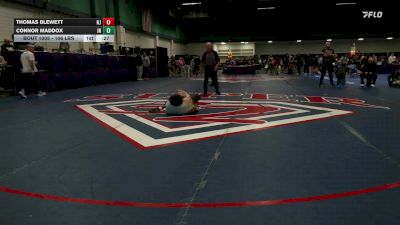 106 lbs Consi Of 8 #1 - Thomas Blewett, NJ vs Connor Maddox, IN