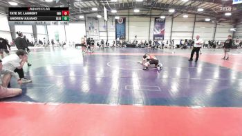 113 lbs Round Of 64 - Tate St. Laurent, Indiana Outlaws White vs Andrew Juliano, Blue Wave