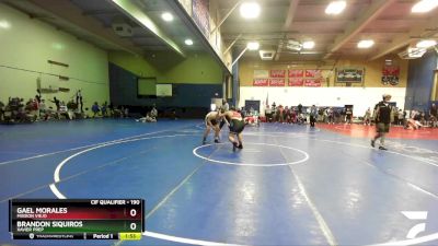 190 lbs Champ. Round 1 - Gael Morales, Mission Viejo vs Brandon Siquiros, Xavier Prep