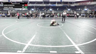 78 lbs 3rd Place - Aiden Scheffer, Slyfox Wrestling Academy vs Colby Yelton, Slyfox Wrestling Academy